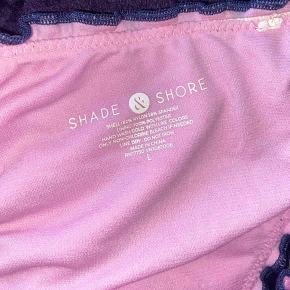 Shade & Shore Women’s Navy Floral Bikini Set Size Large - Picture 7 of 7